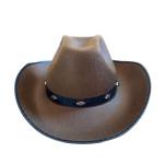 Adulto sintió sombrero de vaquero view 3