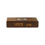 10w reloj de madera de carga inalámbrica view 4