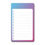 Panneau de message magnétique avec stylos view 1