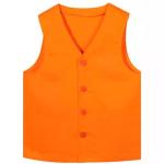 Gilet de travail à bouton plat twill view 3