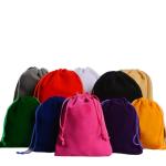 Sac en velours de 8x6 pouces view 2