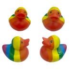 Rainbow rubber duck view 2