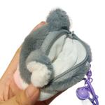 Caricature peluche porte-clés portefeuille zéro view 2
