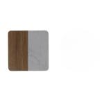 1pc marbre épissage acacia sous-verre bois view 1