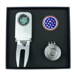 Golf stand sport set view 4