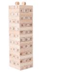 54pcs jenga de madera con dos dados view 1