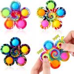 Tie-dye fidget spinner view 2