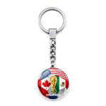 De la copa del mundo animado doble cara de la llave view 5