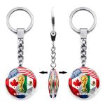 De la copa del mundo animado doble cara de la llave view 1