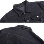 Clásico collar de la chaqueta denim view 2