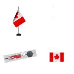 Bandera de mesa de animación mundial view 2