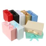 Plegable caja de regalo magnético con arco view 2