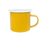 Esmalte blanco bordeado mug view 3