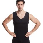 Sin costura v-neck tanque superior view 4