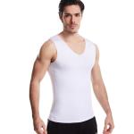 Sin costura v-neck tanque superior view 3