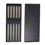 5 paires de baguettes en titane ensemble cadeau view 1