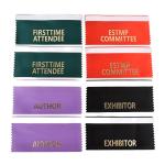 Badge ruban de satin autocollant view 1