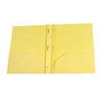 Carpeta de prong de plástico con doble bolsillo view 4