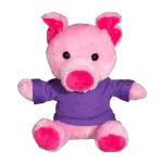 Peluche de porc rose view 2