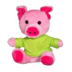 Peluche de porc rose view 3