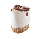 Canasta de lona de picnic con halagos view 2
