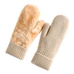 Guantes de punto terciopelo view 2