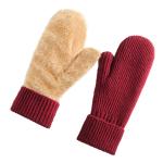 Guantes de punto terciopelo view 1