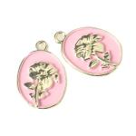 Pendentif rose simple view 3