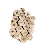 Estudiante hexagonal lápiz de madera view 2