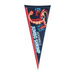 Pennant de 9x6 pouces avec bâton en bois view 3