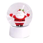 Boule de cristal de neige de noël view 1