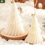 Árbol de navidad con forma de vela perfumada view 2