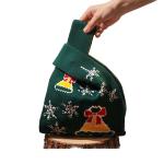 Grand sac cadeau de décoration de noël view 3