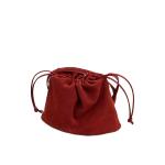 Israeli mahjong suede drawstring bag set view 2