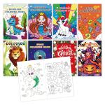 Niños para colorear libro con crayones view 1