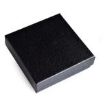 Caja de reloj de bolsillo negro view 1