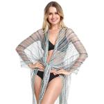 Mujeres onda playa de borlas sarong view 3