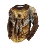 Homme cou rond chemise à manches longues view 1