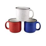 Tazas de café de fogata de cerámica view 1