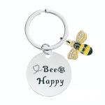 Bee w flor key tag view 2
