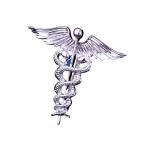Broche de caduceus view 5