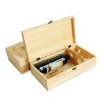 2 botellas caben caja de vino de madera view 2