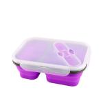 Contenedor de almacenamiento de alimentos plegable bento view 5