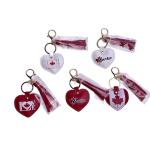 Porte-clés en forme personnalisée en forme de cœur view 2