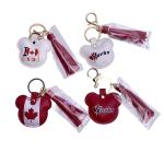 Porte-clés en cuir en forme d'ours view 2