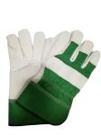 Guantes de trabajador verde view 1