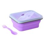 600ml silicona cuchara caja de almuerzo de horquilla view 6