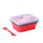 600ml silicona cuchara caja de almuerzo de horquilla view 2