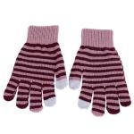 Gants tricotés rayés view 5