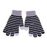 Gants tricotés rayés view 6